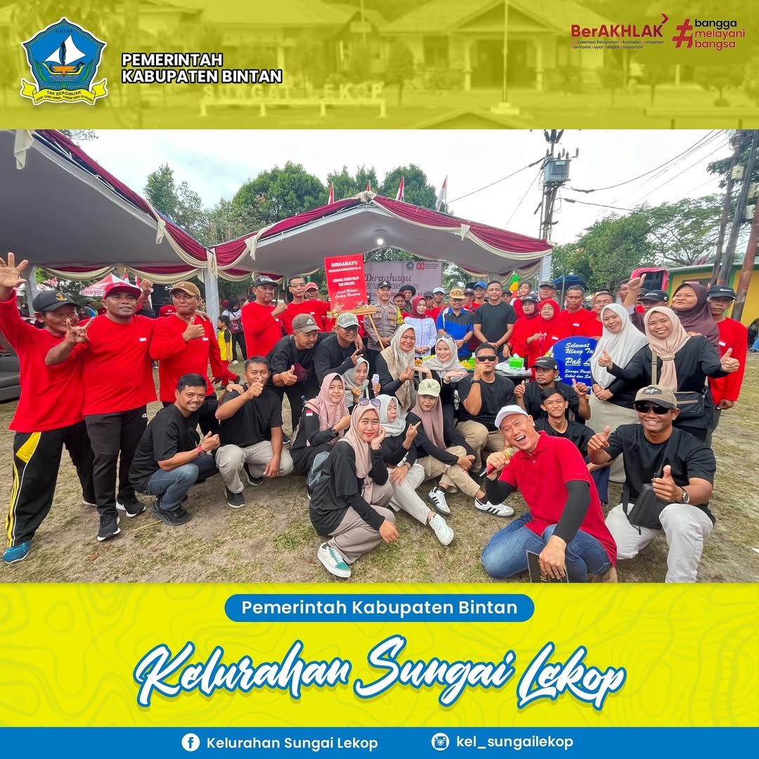 Semarak HUT RI ke 80 dan Hari Jadi Kelurahan Sungai Lekop ke 21