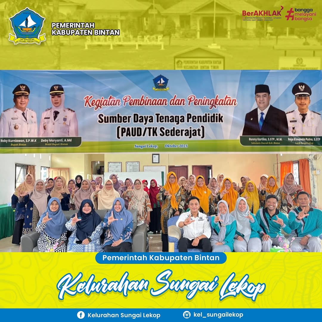 Kegiatan Pembinaan dan Peningkatan Sumber Daya Tenaga Pendidik (PAUD/TK Sederajat)